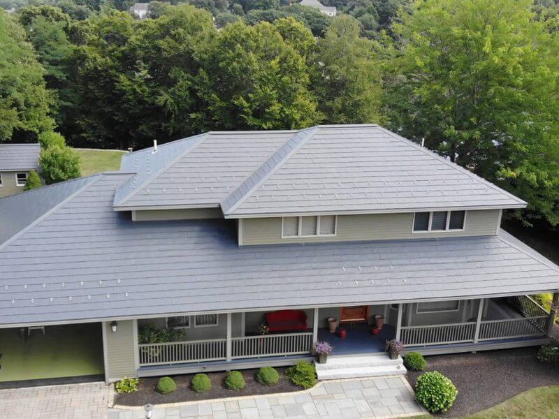New Canaan, CT Oxford Slate Metal Roof
