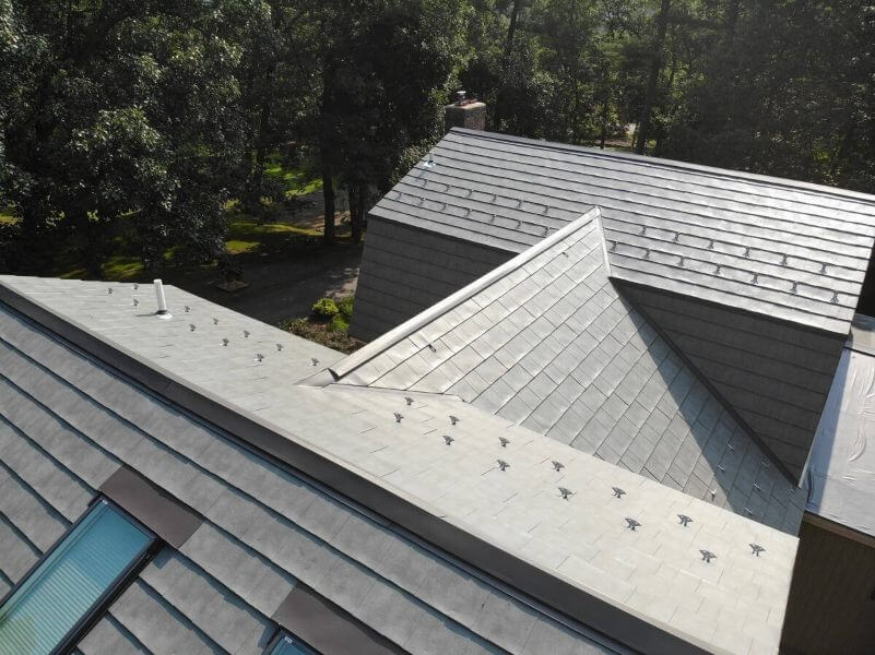 Agawam, MA Oxford Slate Metal Roof